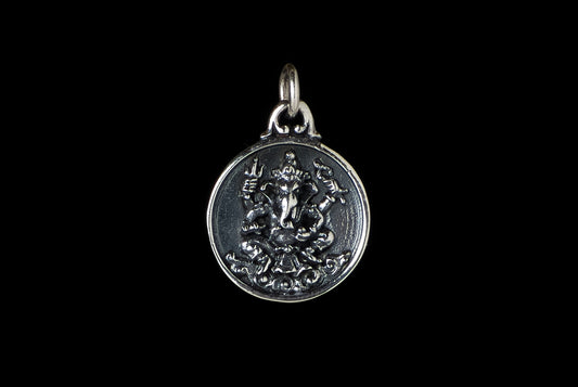 Pendant Ganesh With Om 1.5cm