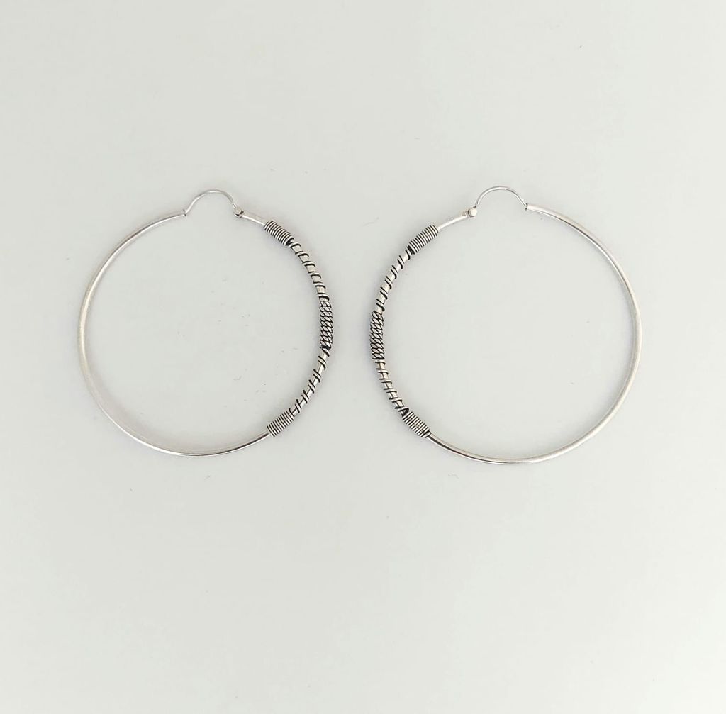 Earring Aro Adi 2 X 4cm