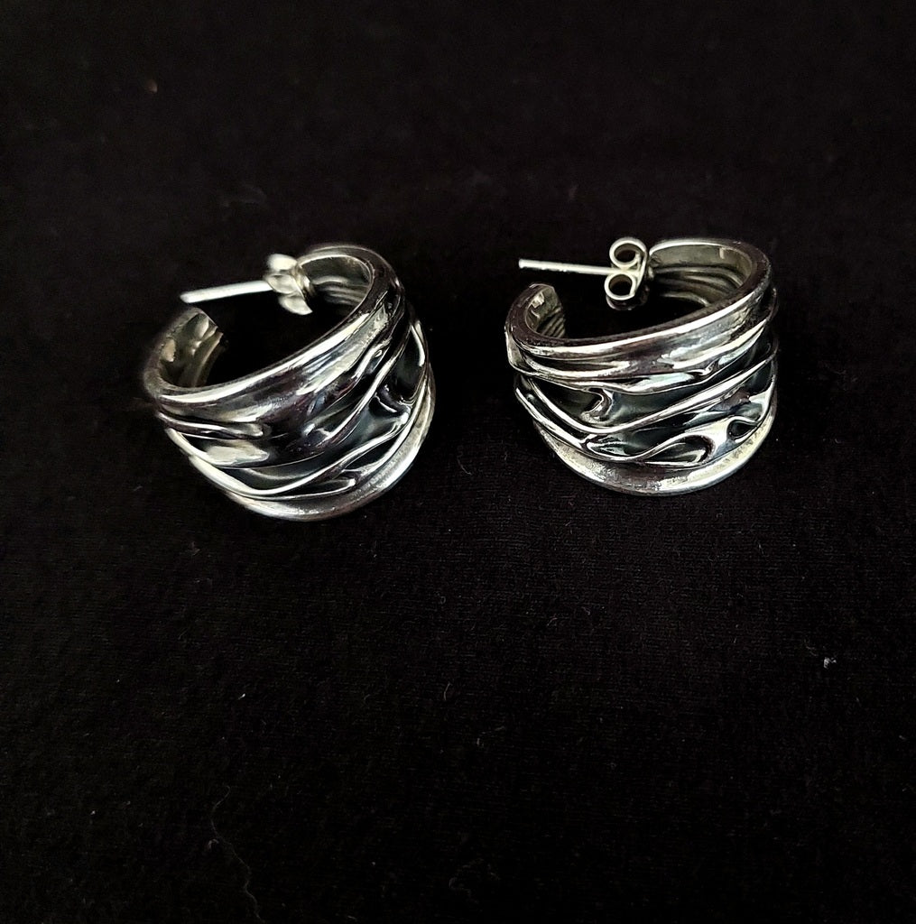 Earring Mexican Oxid Stud 1.6cm