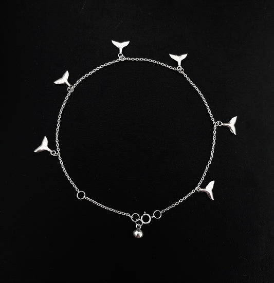 Angklet Tail Whale Adjustable