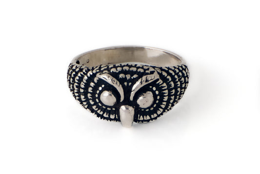 Ring Owl Oxid Medium 1.1cm