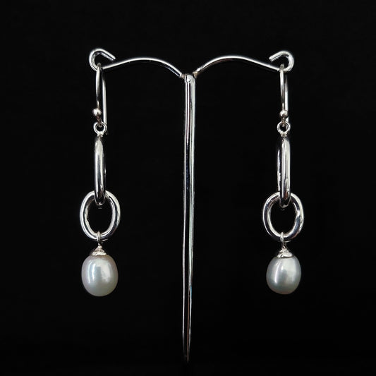 Earring Pearl Drop Tifany  7-8mm